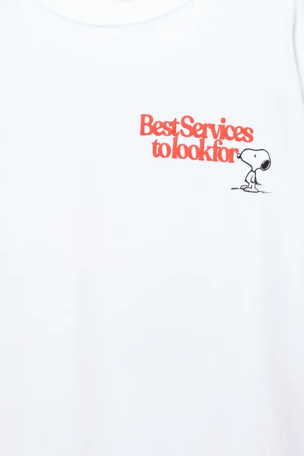 Camiseta blanca Snoopy