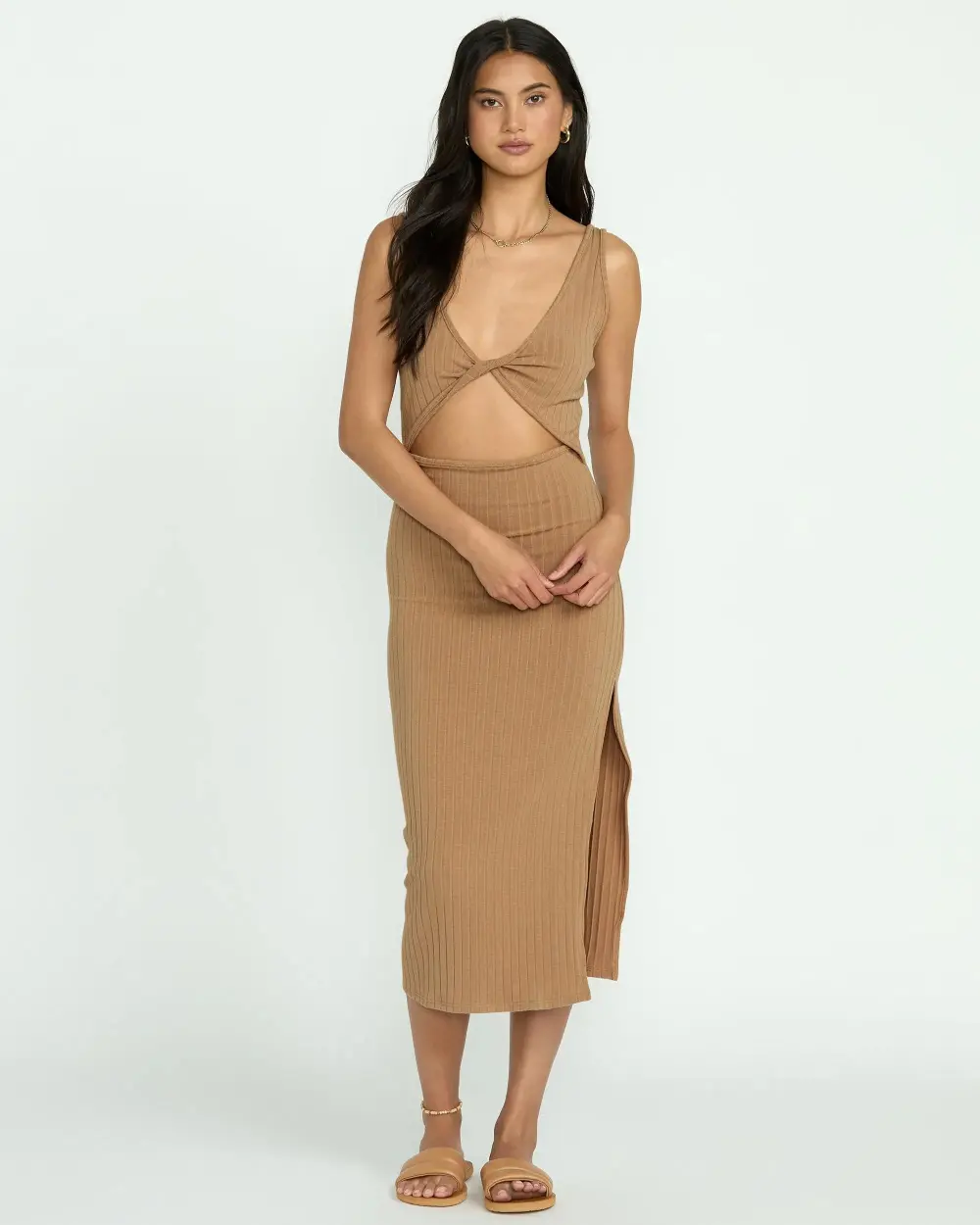 Take A Look Dress - Rose Brown