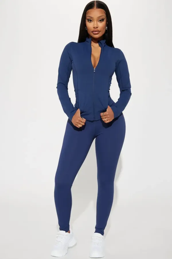 Get Right Active Jacket - Navy
