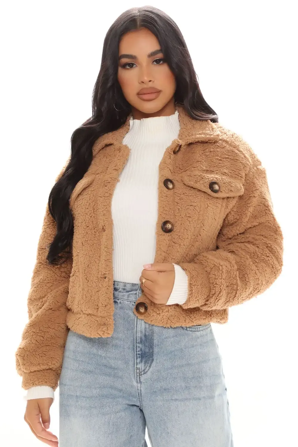 Keep You Cozy Jacket - Camel