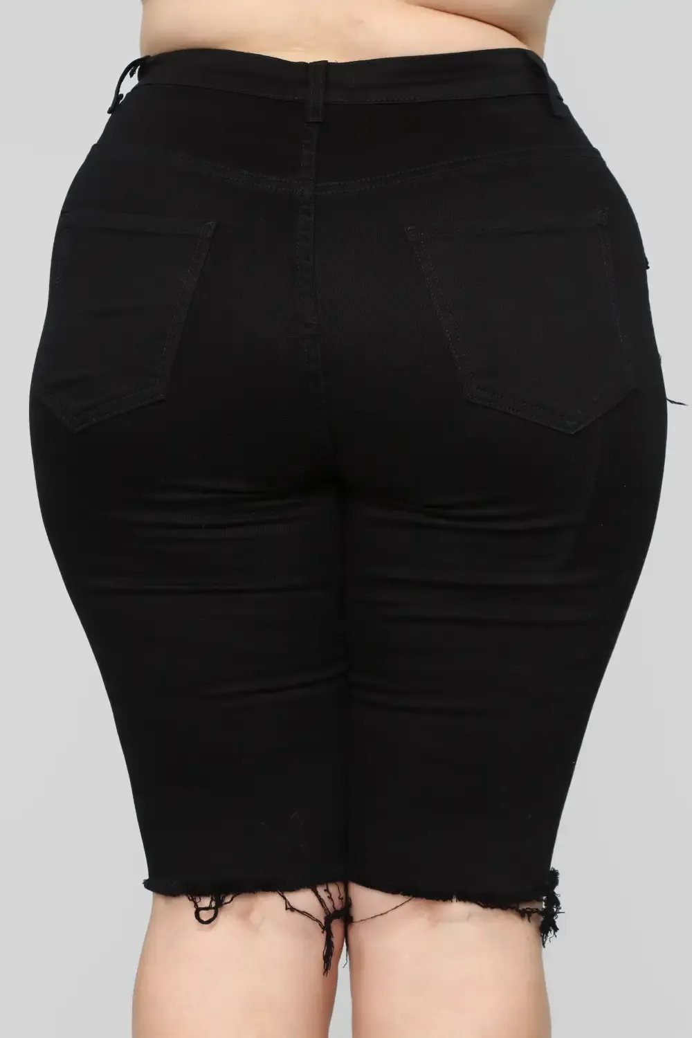 Taking The High Road Bermuda Shorts - Black