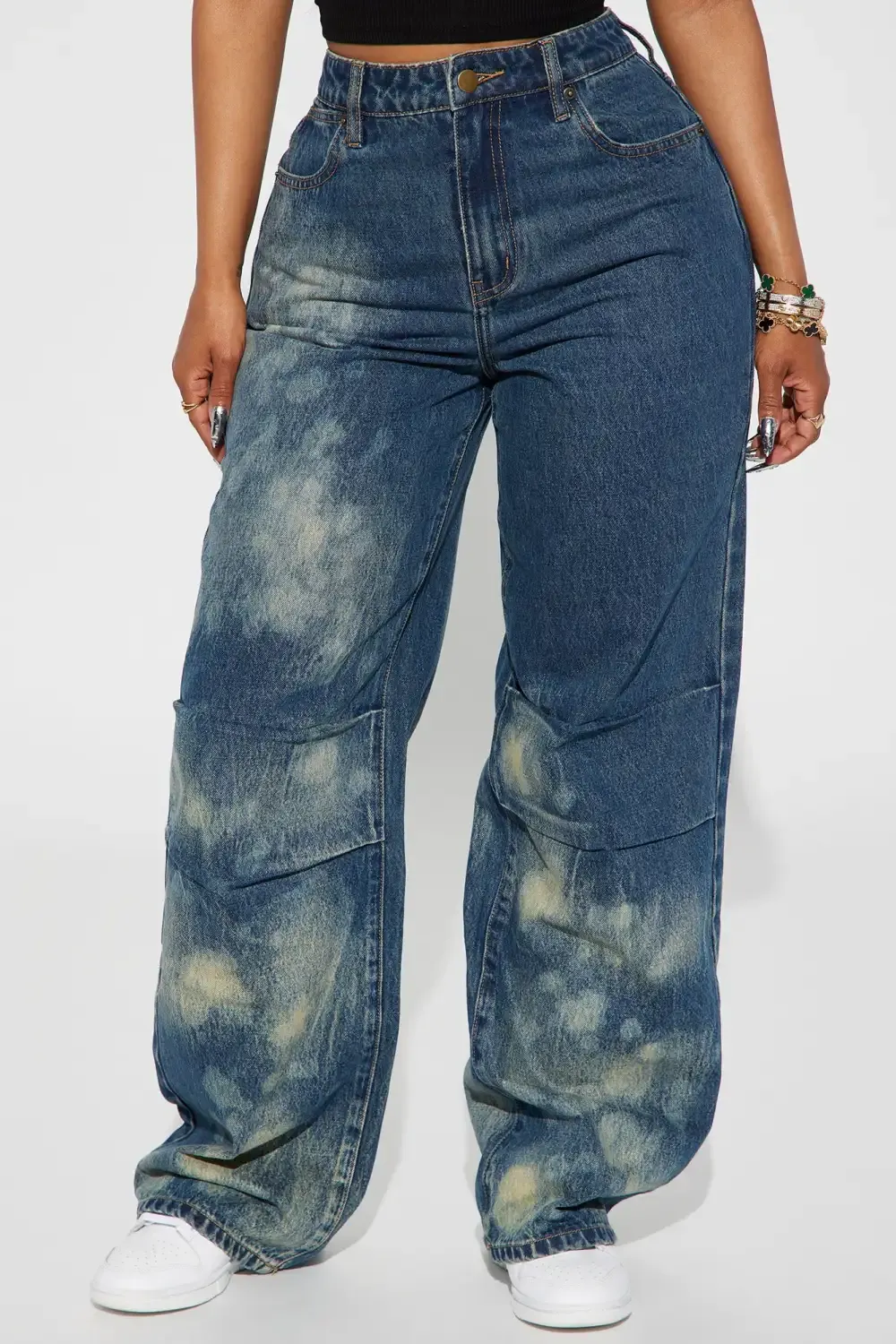 Love That For You Baggy Jeans - Dark Wash