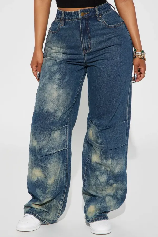 Love That For You Baggy Jeans - Dark Wash