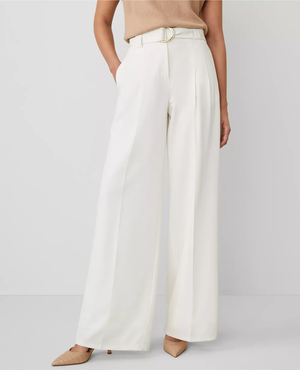 The Belted Wide-Leg Pant