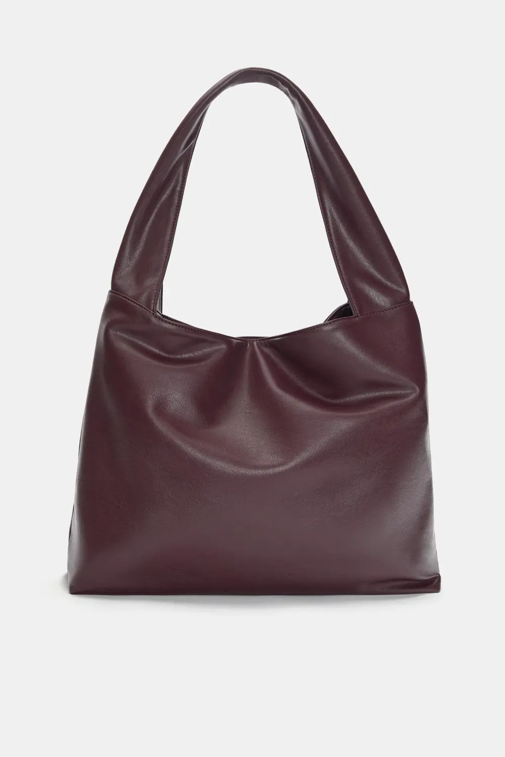 Bolso shopper efecto piel