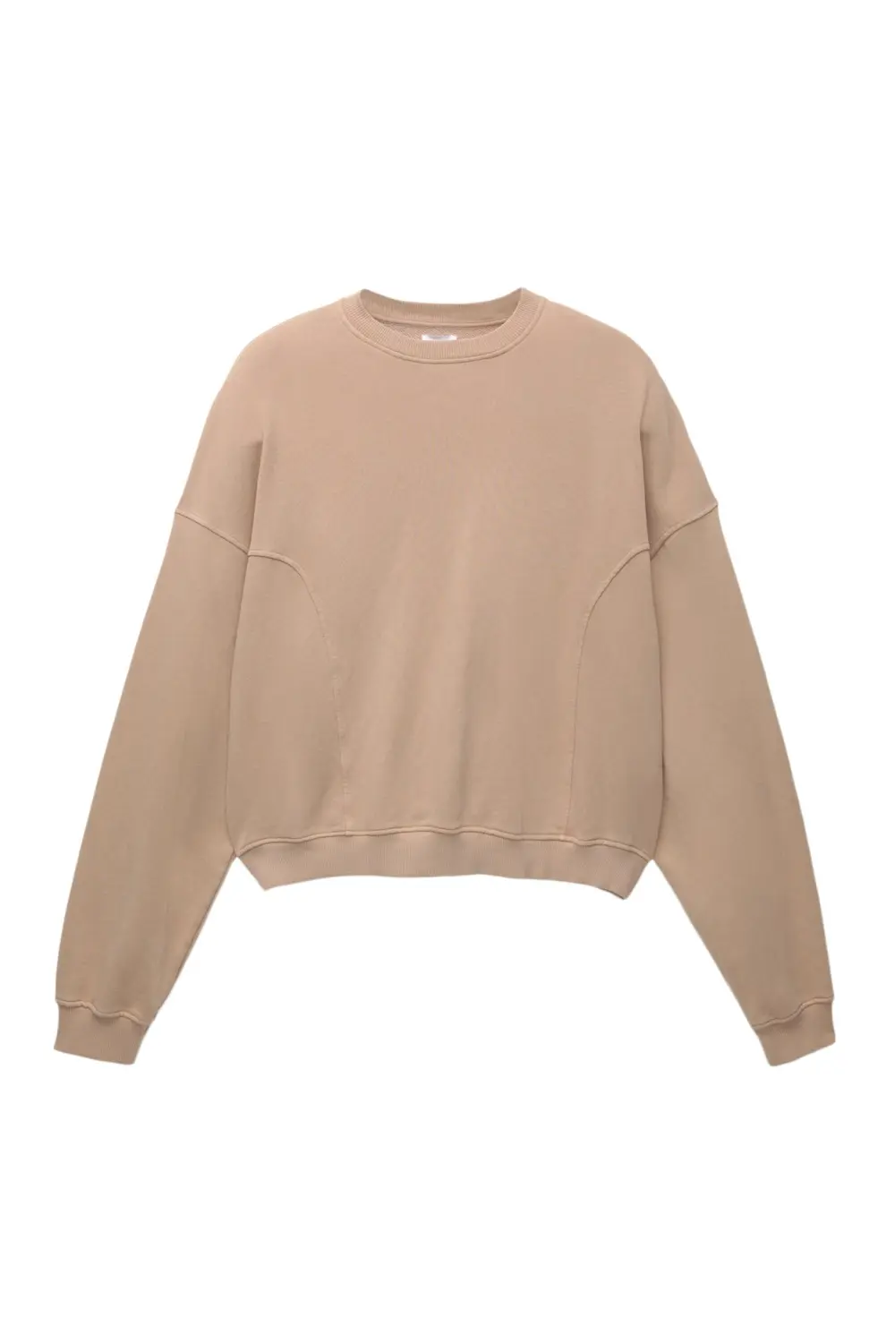 Sudadera boxy costuras