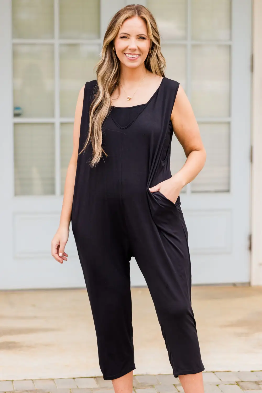 You Me And A Feeling Jumpsuit, Black