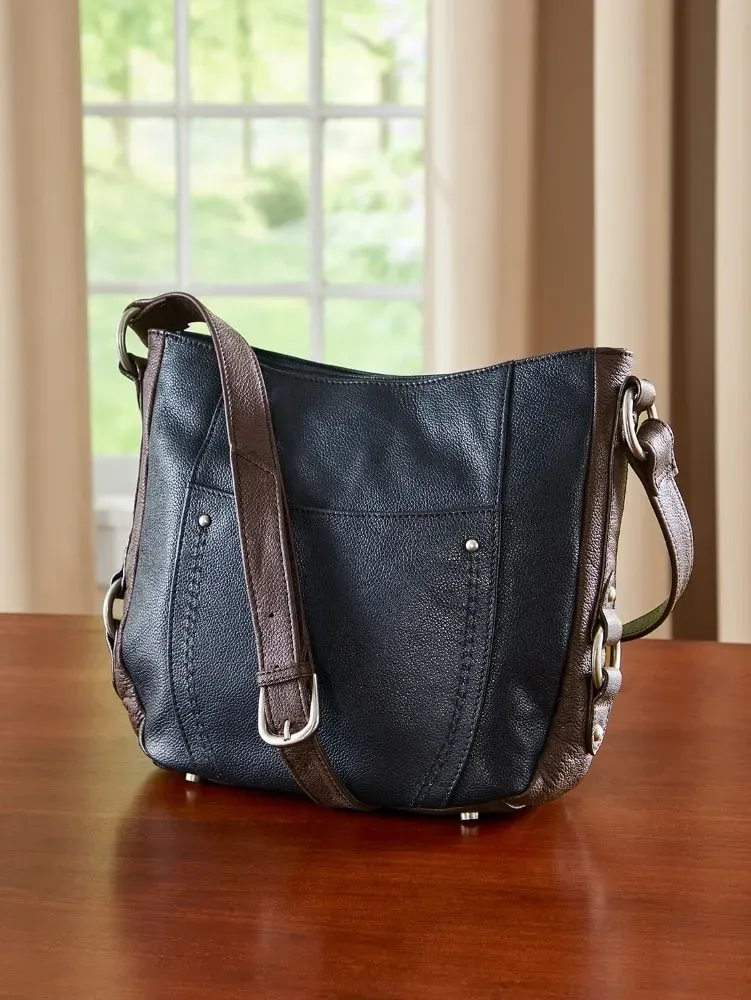 Ella Simone Manchester Leather Shoulder Bag