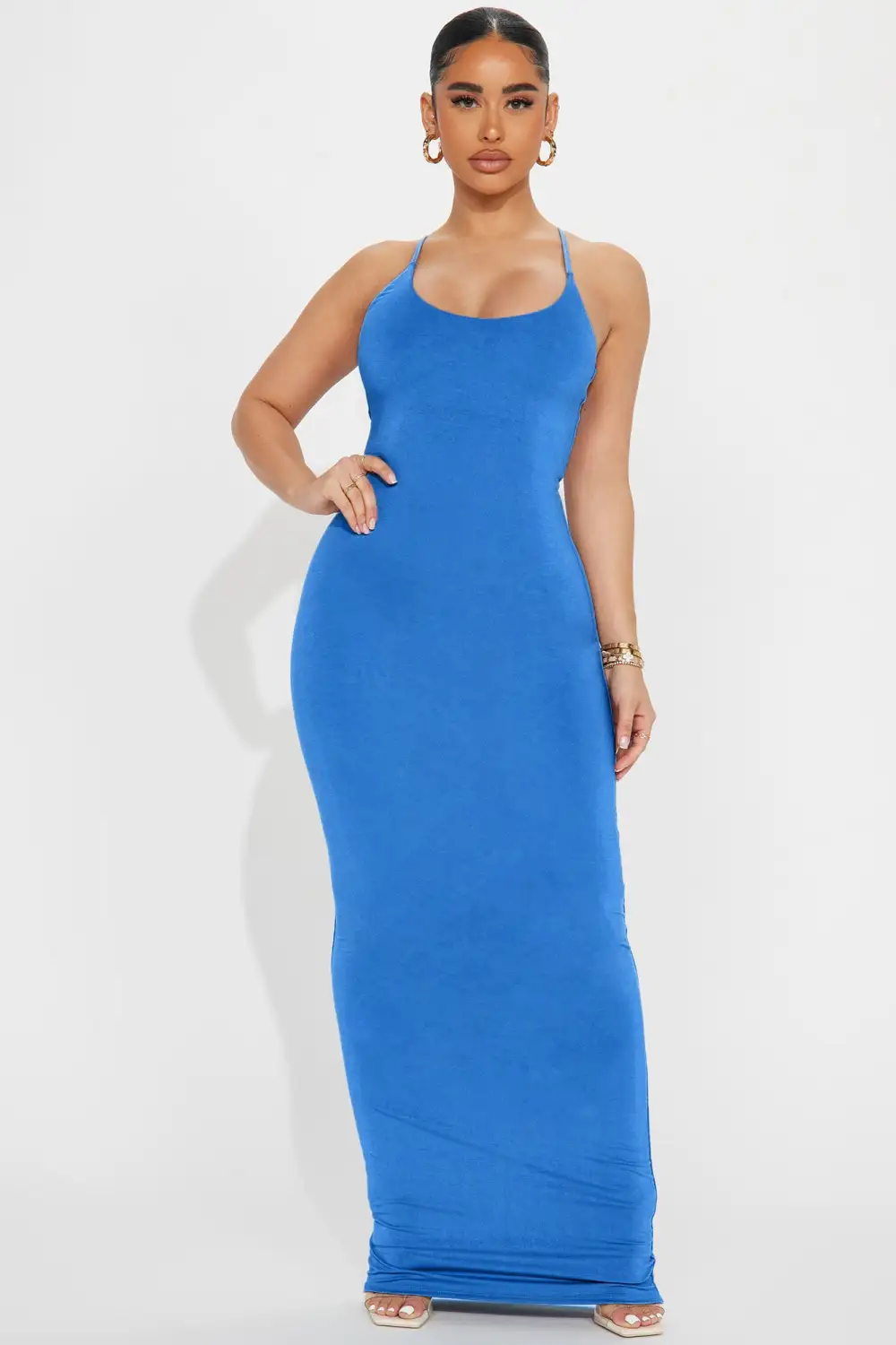 Ajay Maxi Dress - Blue
