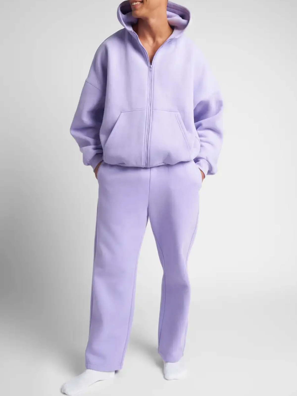 Pastel Zip Hoodie