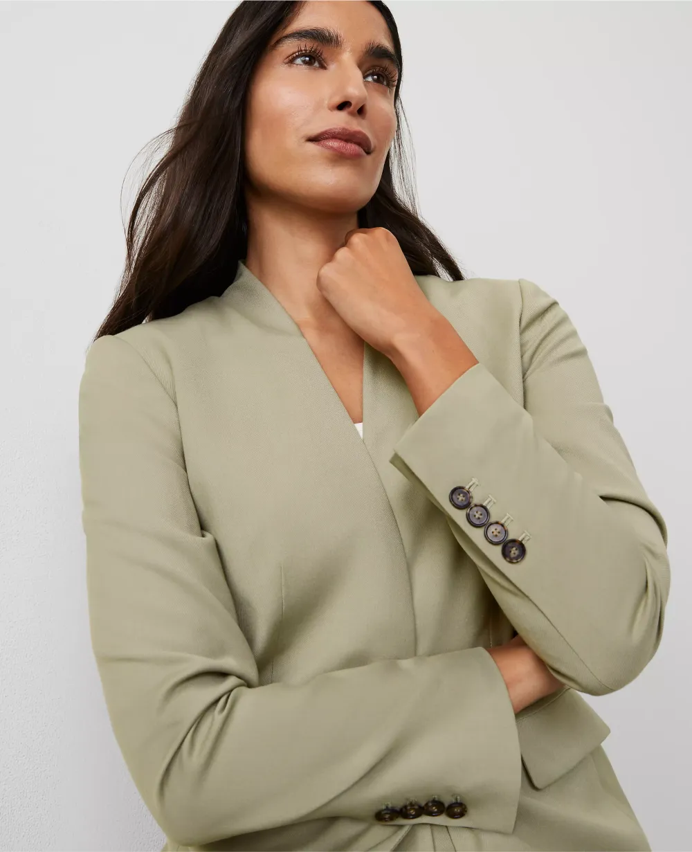 The Collarless Blazer