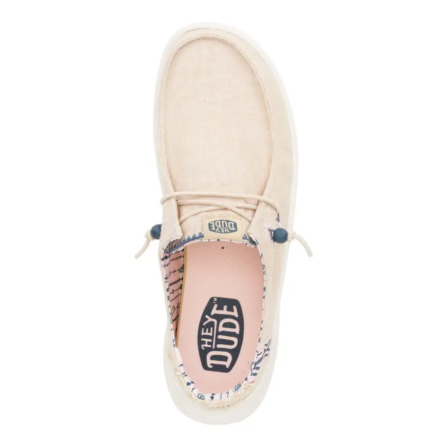 Wendy Peak Chambray Woven - Tan