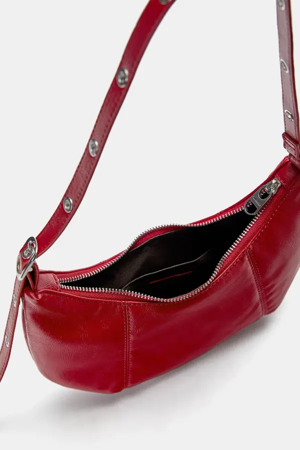Bolso de hombro media luna