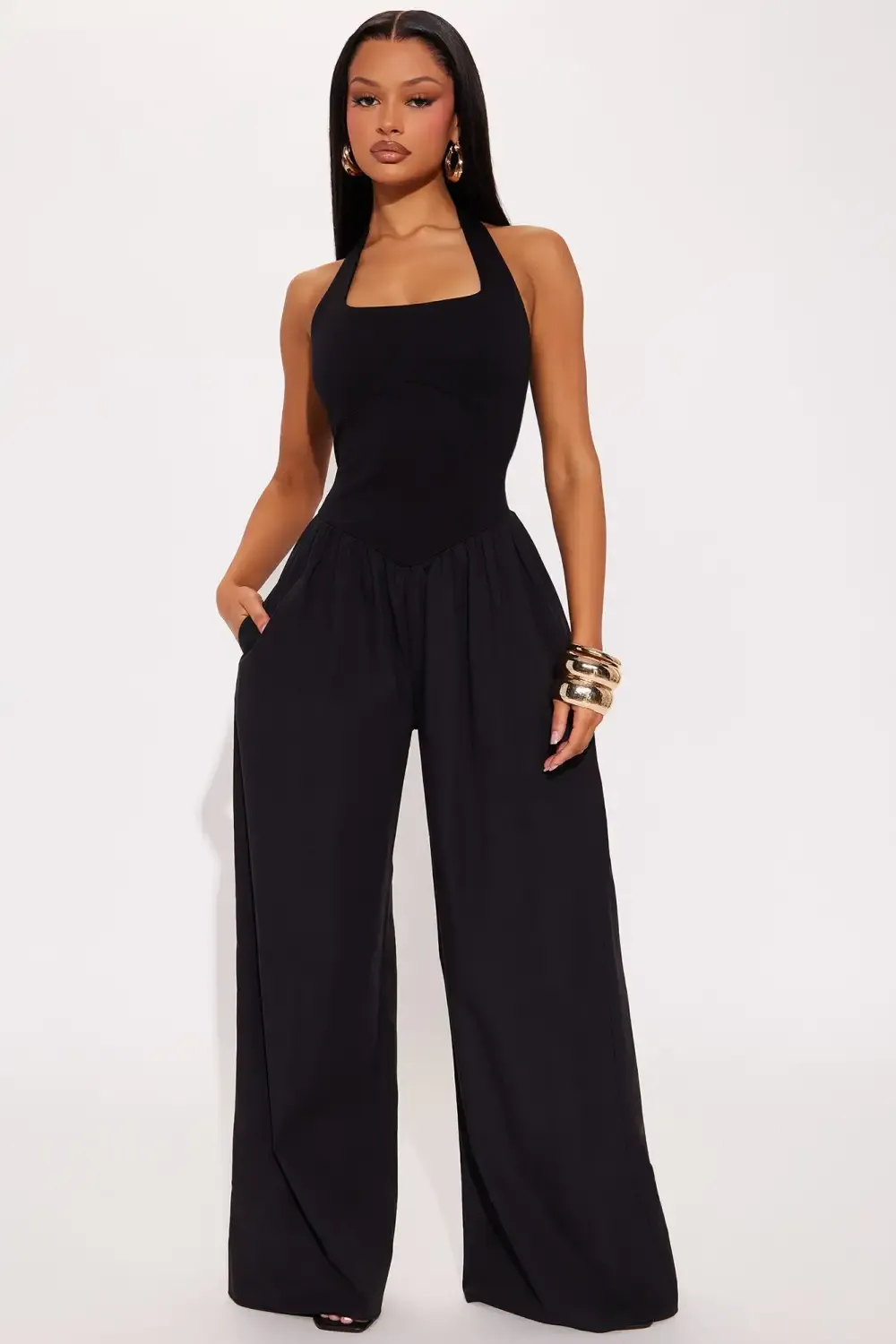Weekend Schedule Jumpsuit - Black