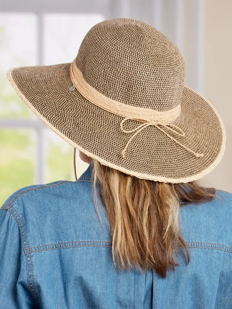 Women's Summer Breeze Woven Sun Hat