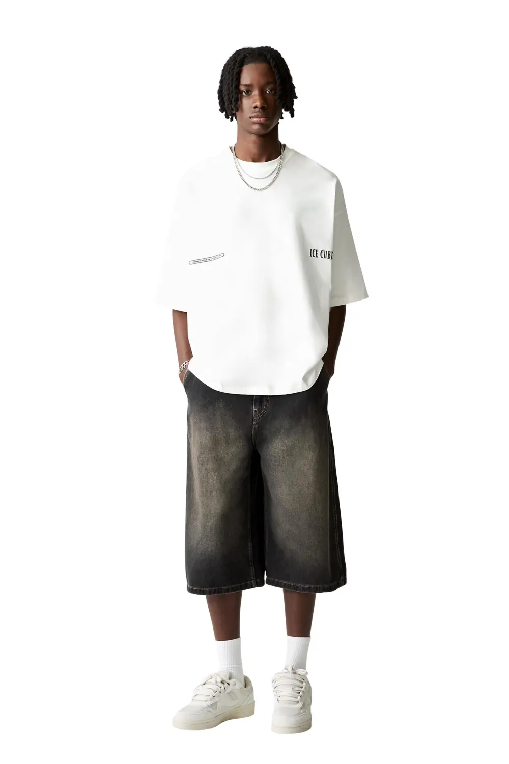 “Ice Cube” white T-shirt