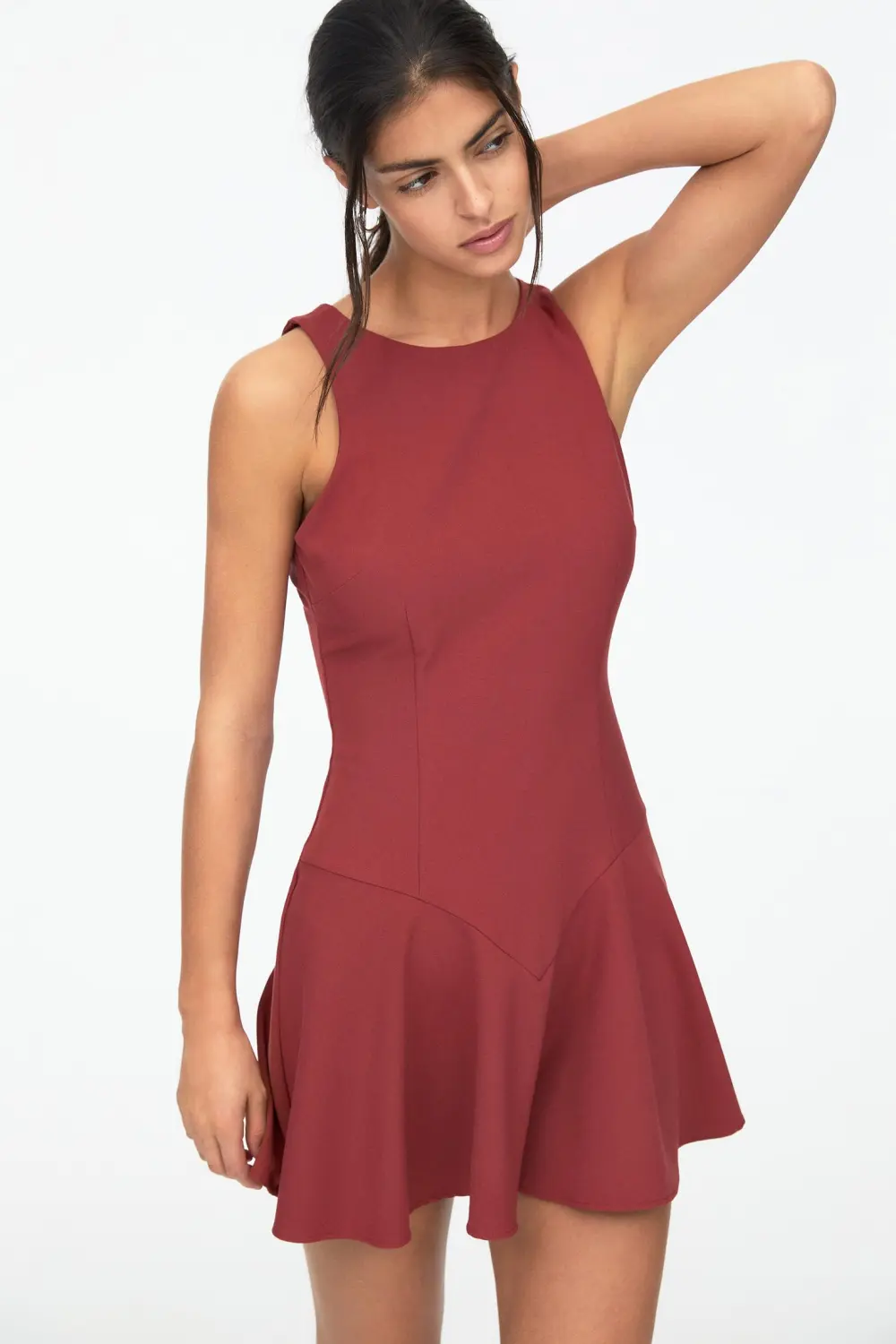 Vestido corto bailarina