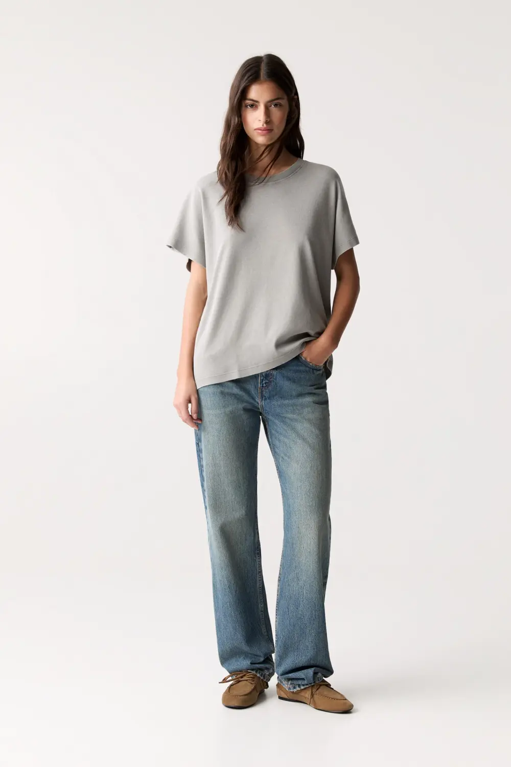 Camiseta manga entera oversize