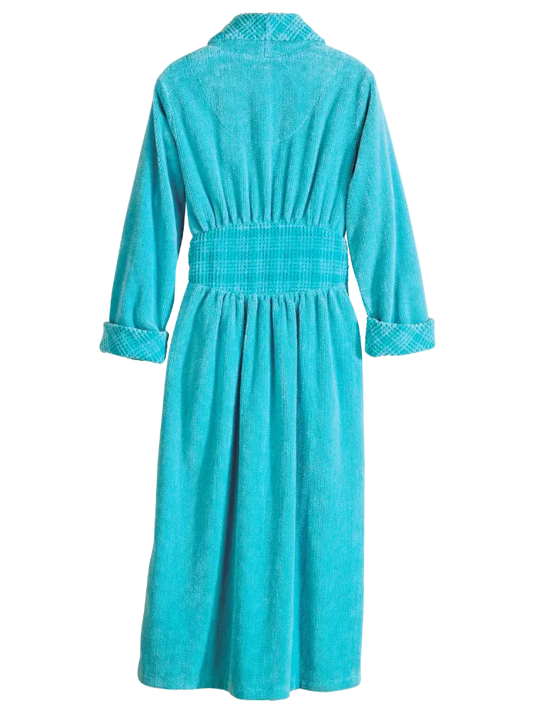 Women's Chenille Wrap Robe With Shawl Collar