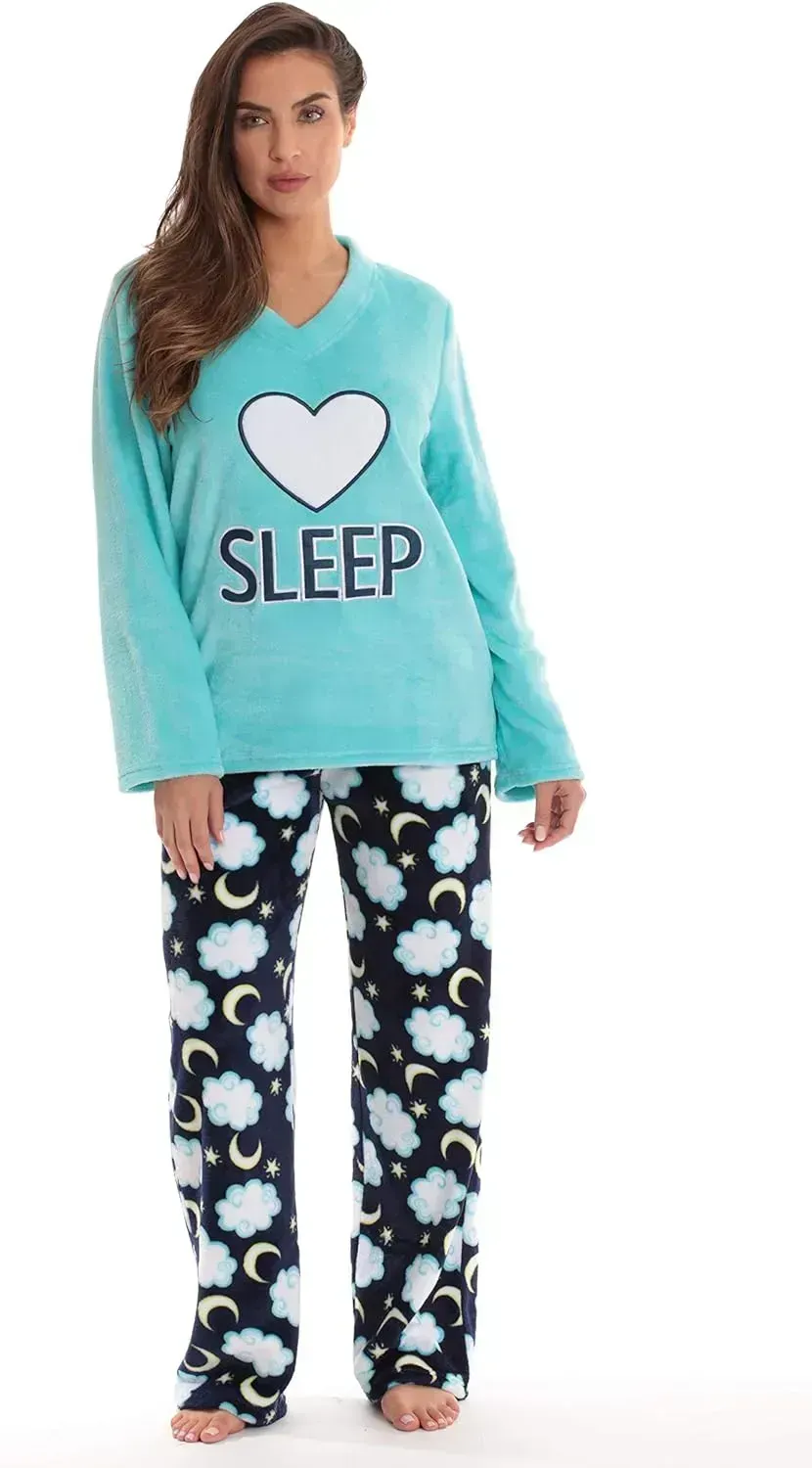 Plush Pajama Sets for Women