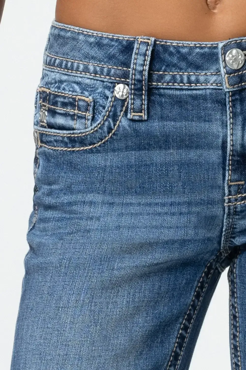 Monica Slit Bootcut Jeans