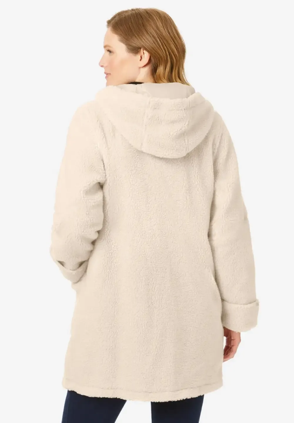 Hooded Berber Fleece Jacket