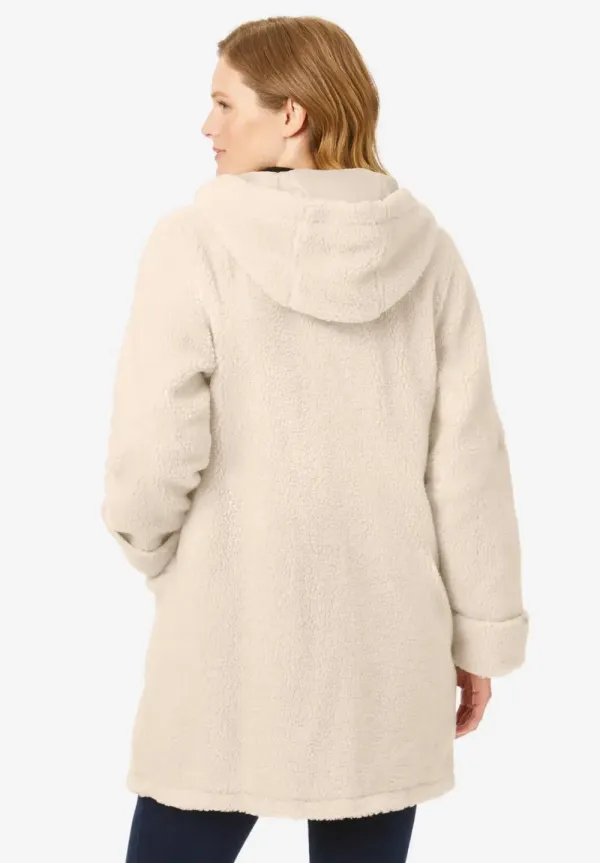 Hooded Berber Fleece Jacket