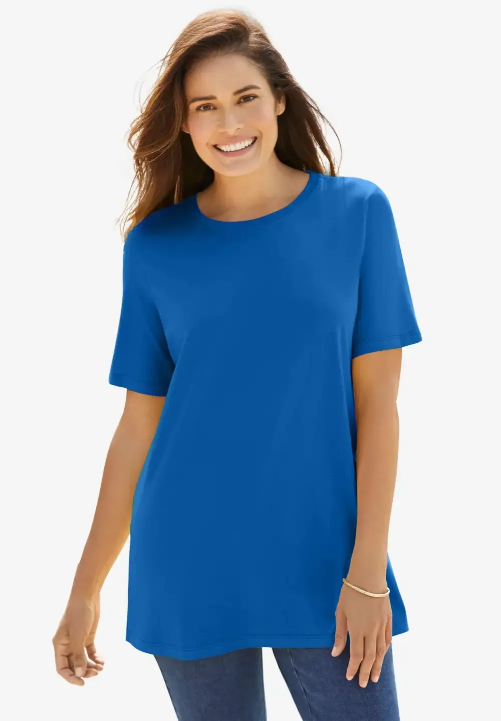Perfect Short-Sleeve Crewneck Tee