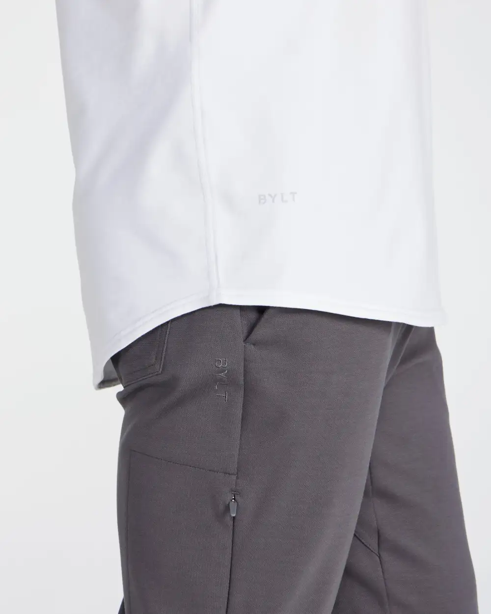 V-Neck Long Sleeve Drop-Cut: Lux