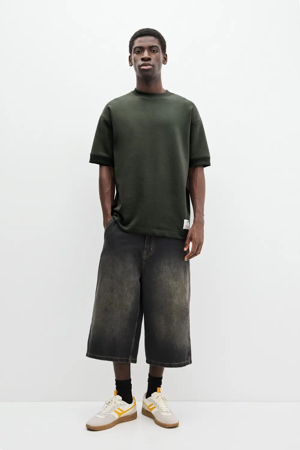 Interlock short sleeve sweatshirt