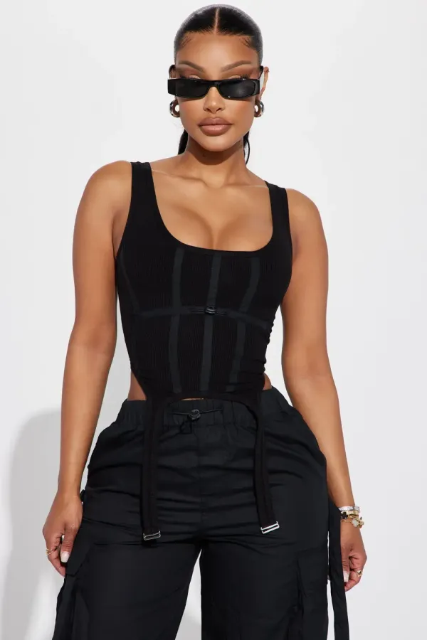Getting It Together Pant Set - Black