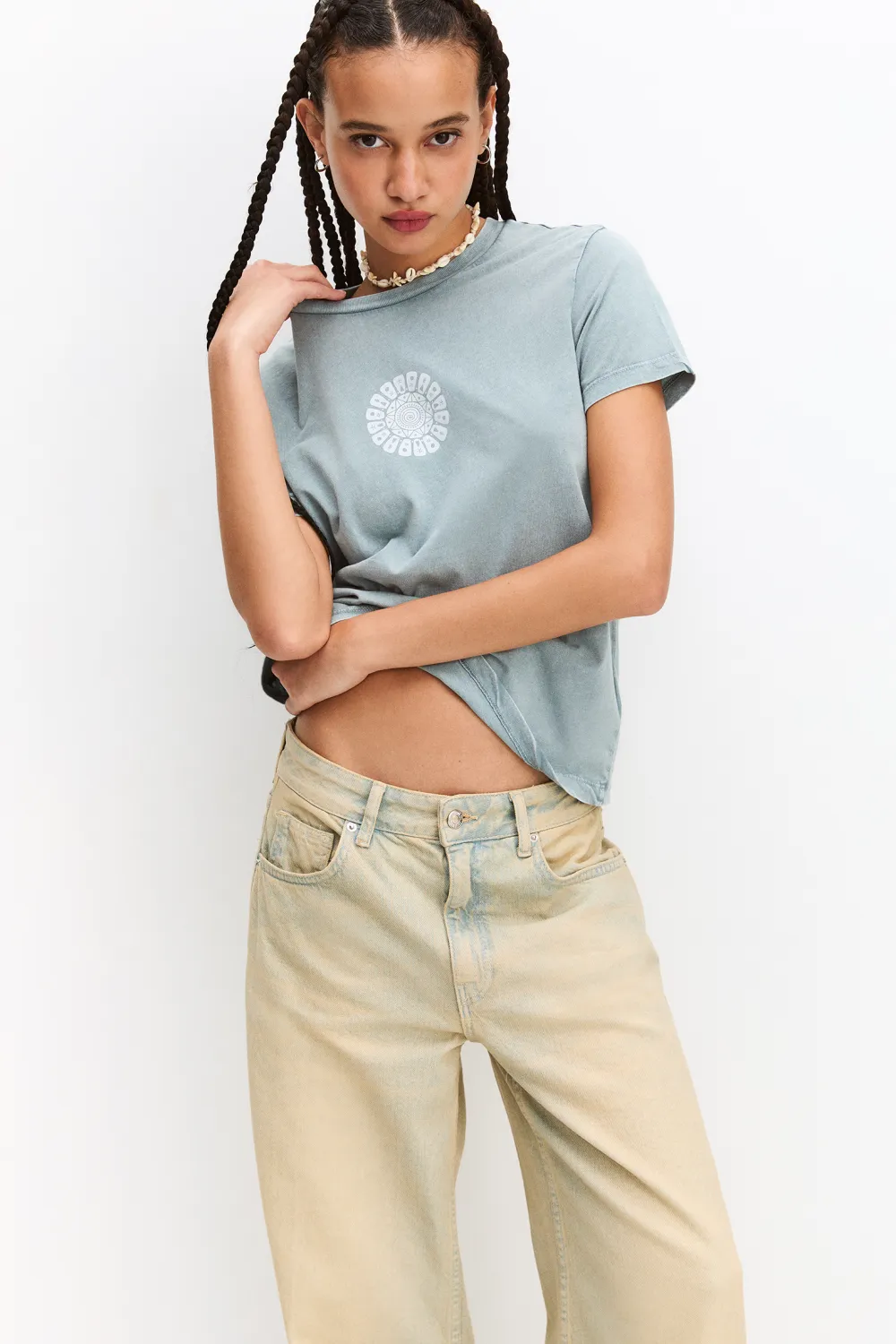 Camiseta manga corta mandala