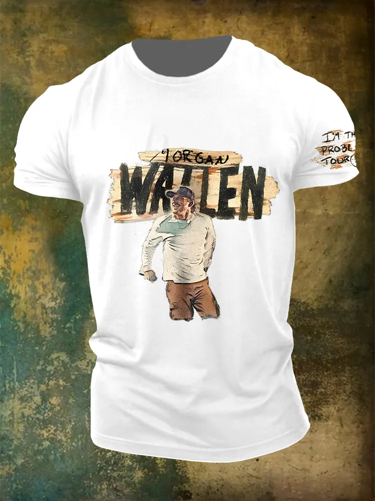 Men'S Morgan Wallen I Am The Problem Tour 2025 T-Shirt