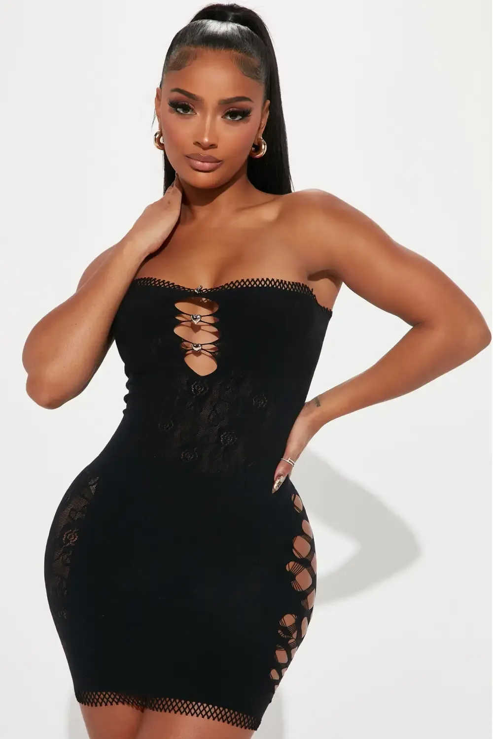 Katarina Mini Dress - Black