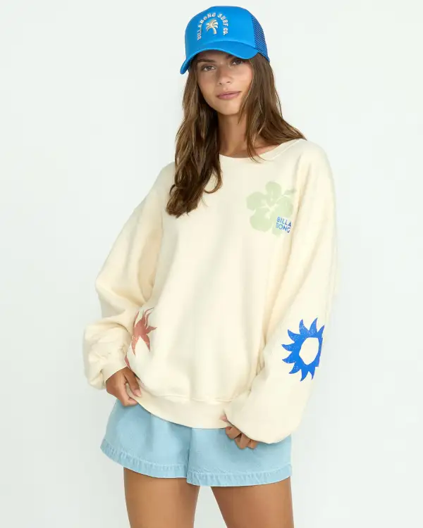 Water Signs Kendal Crewneck Sweatshirt - Whitecap
