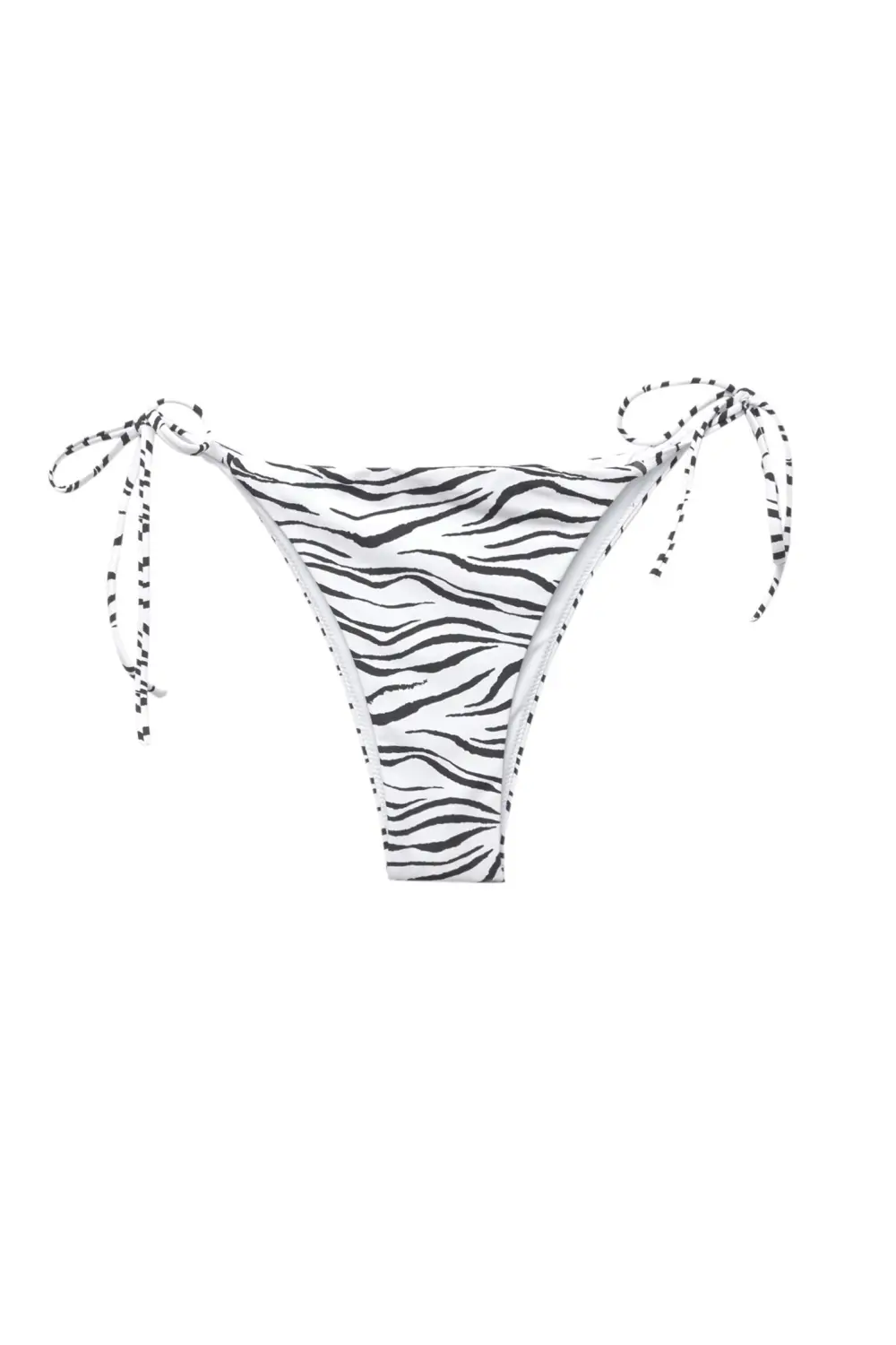 Zebra print bikini bottoms