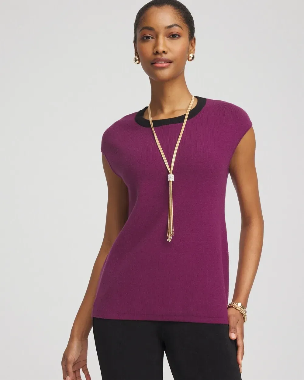 TravelersTM Collection Contrast Sweater