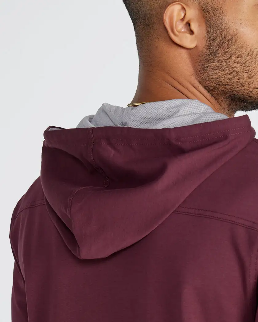 Drop-Cut: Lux Hooded Henley