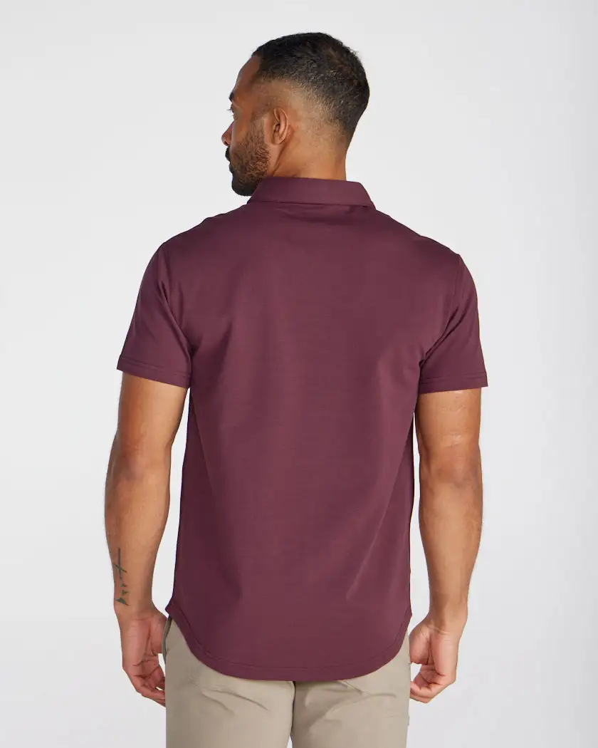 Lux Short Sleeve Polo - Concealed