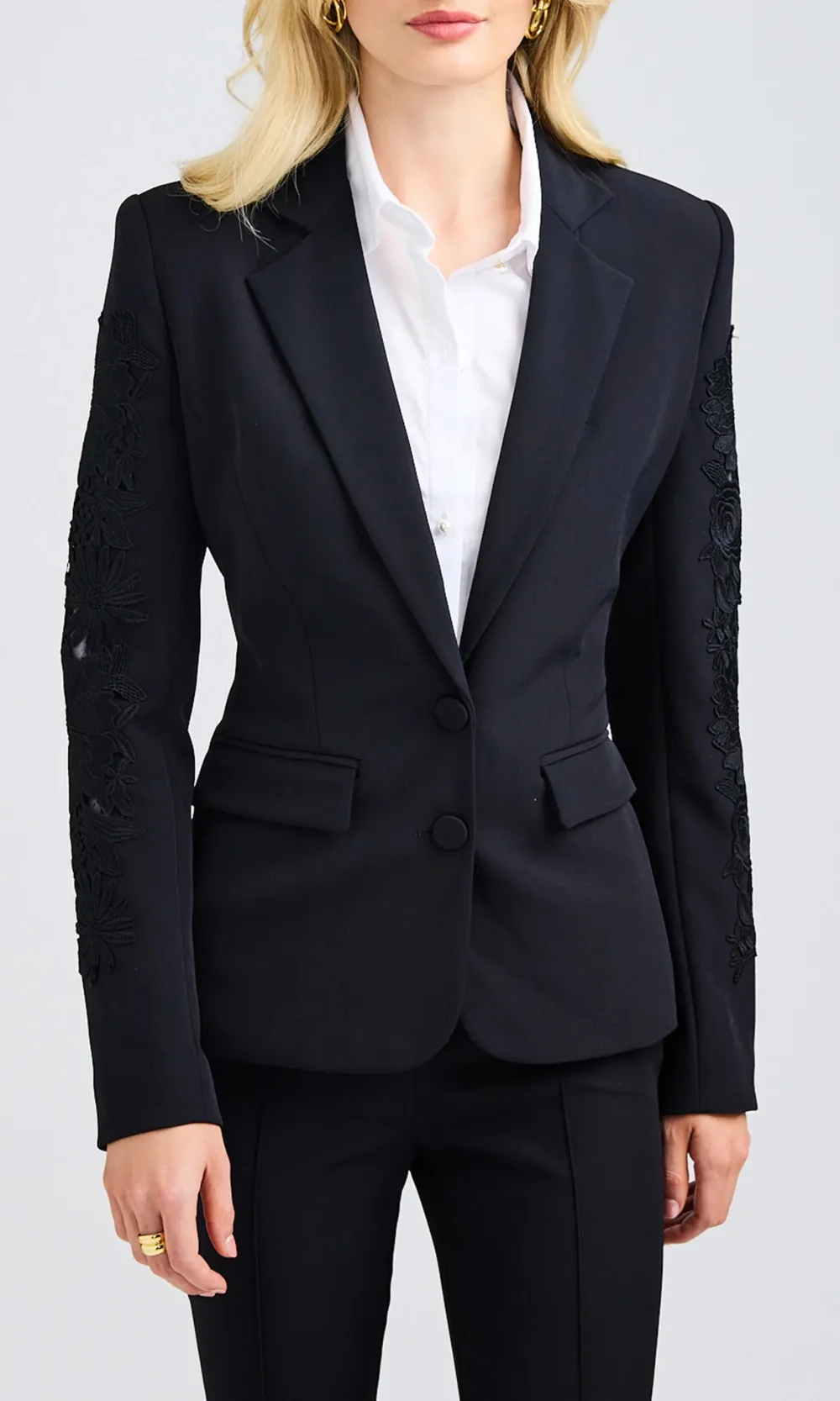 Venturi Lace Combo Blazer