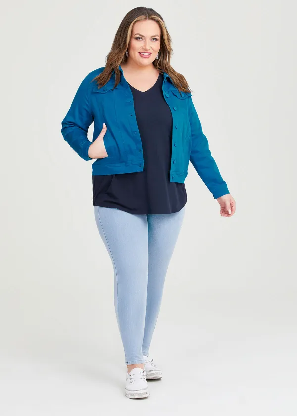 Coloured Classic Denim Jacket