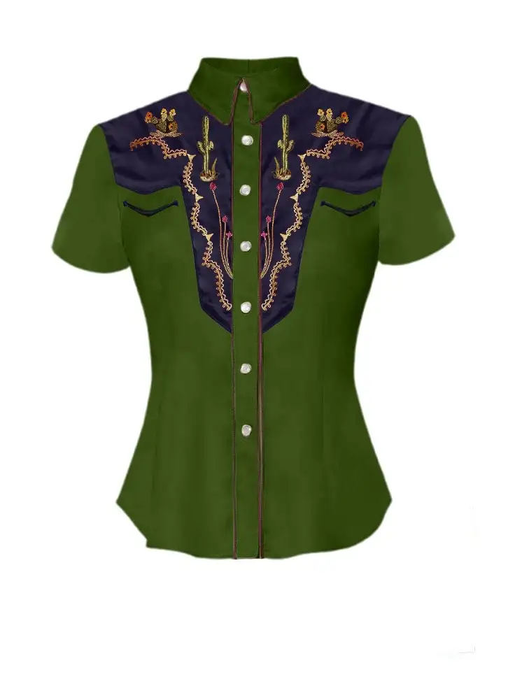 Women's West Floral Slim Fit Shirt