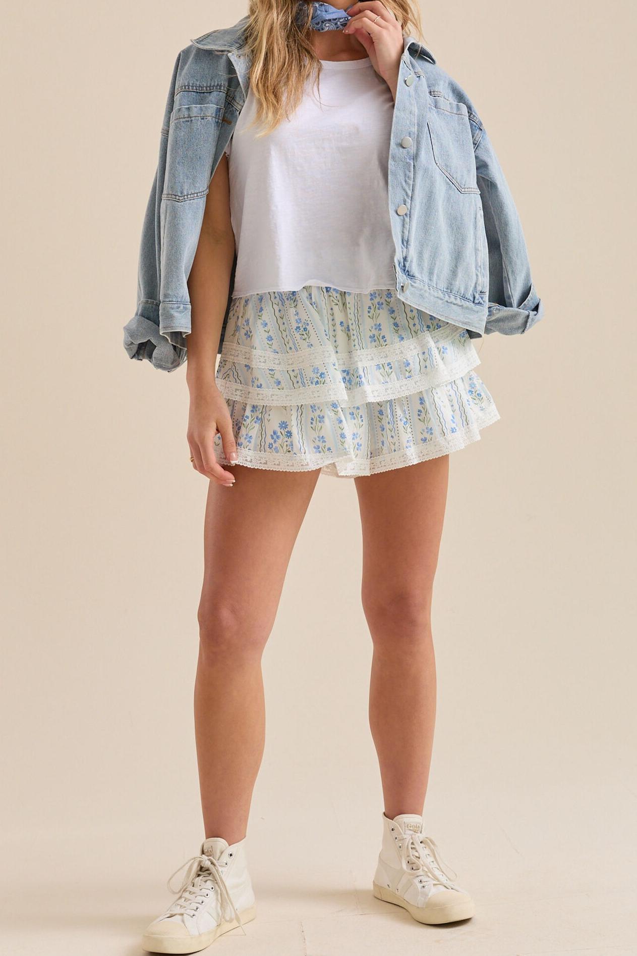 Layered Lace Shorts