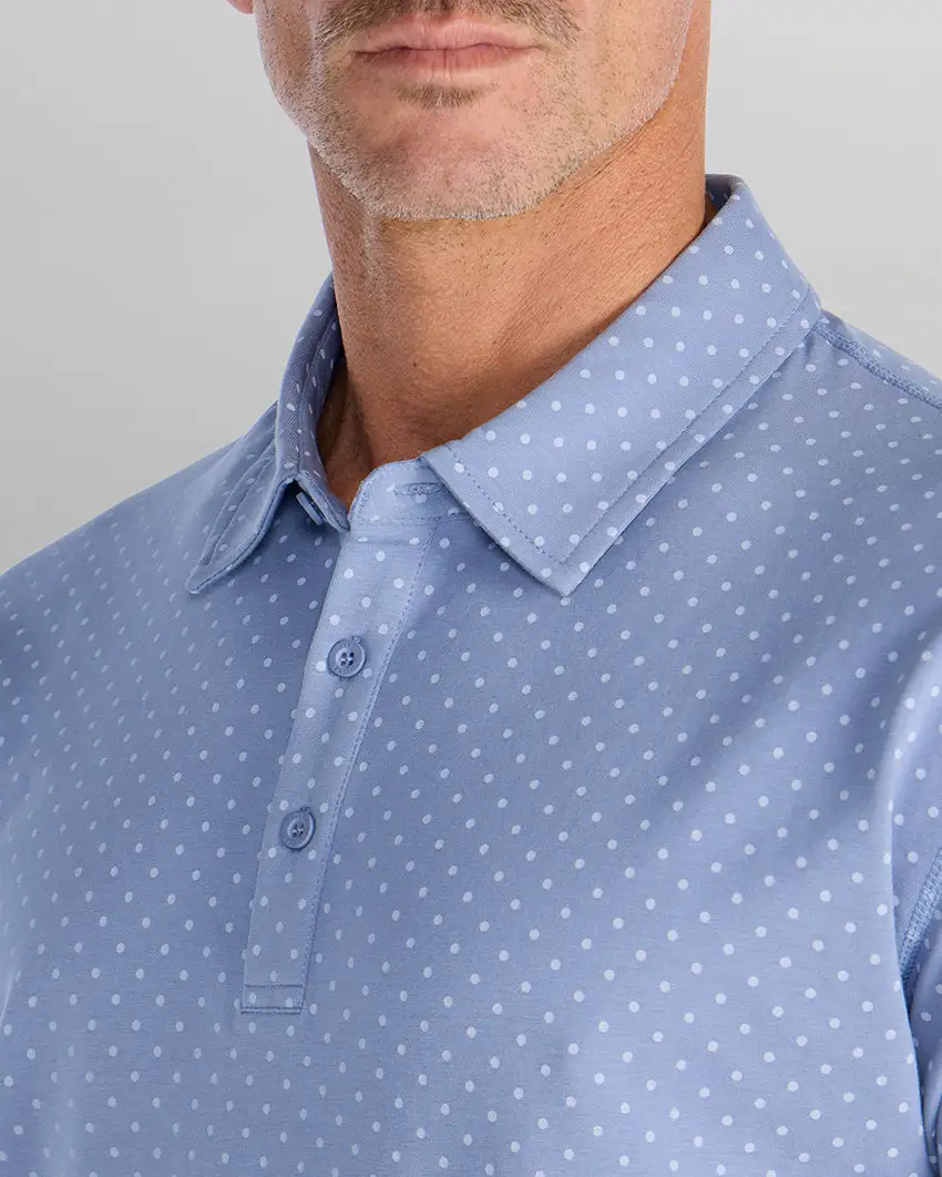 Drop-Cut: Lux Dotted Polo