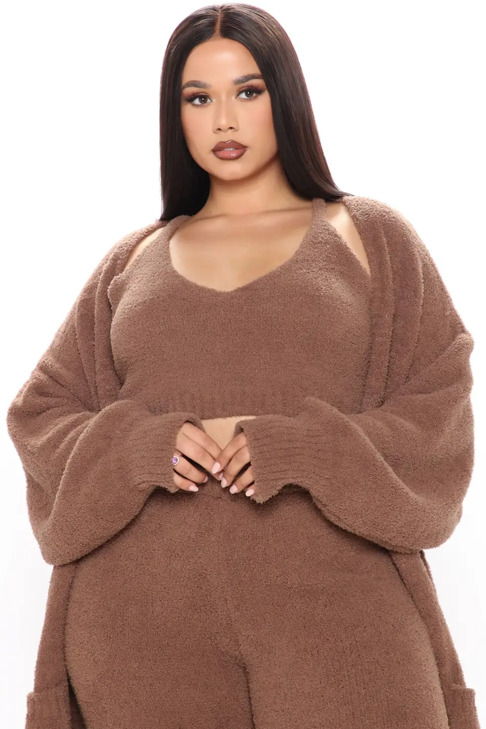 Living In It 3 Piece Legging Set - Mocha