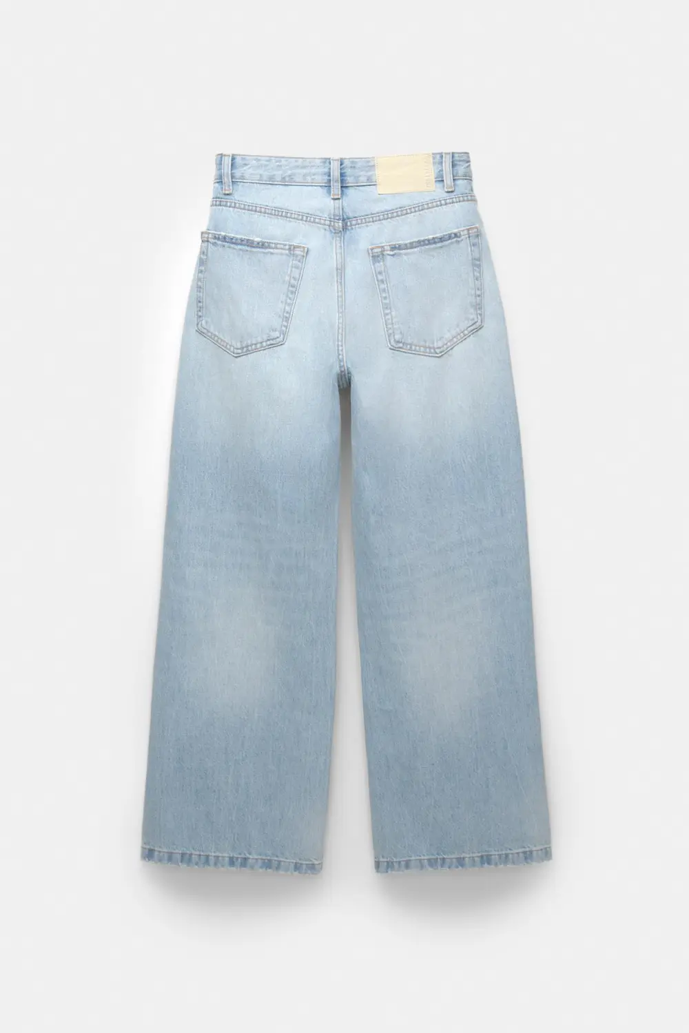 Jeans baggy tiro medio