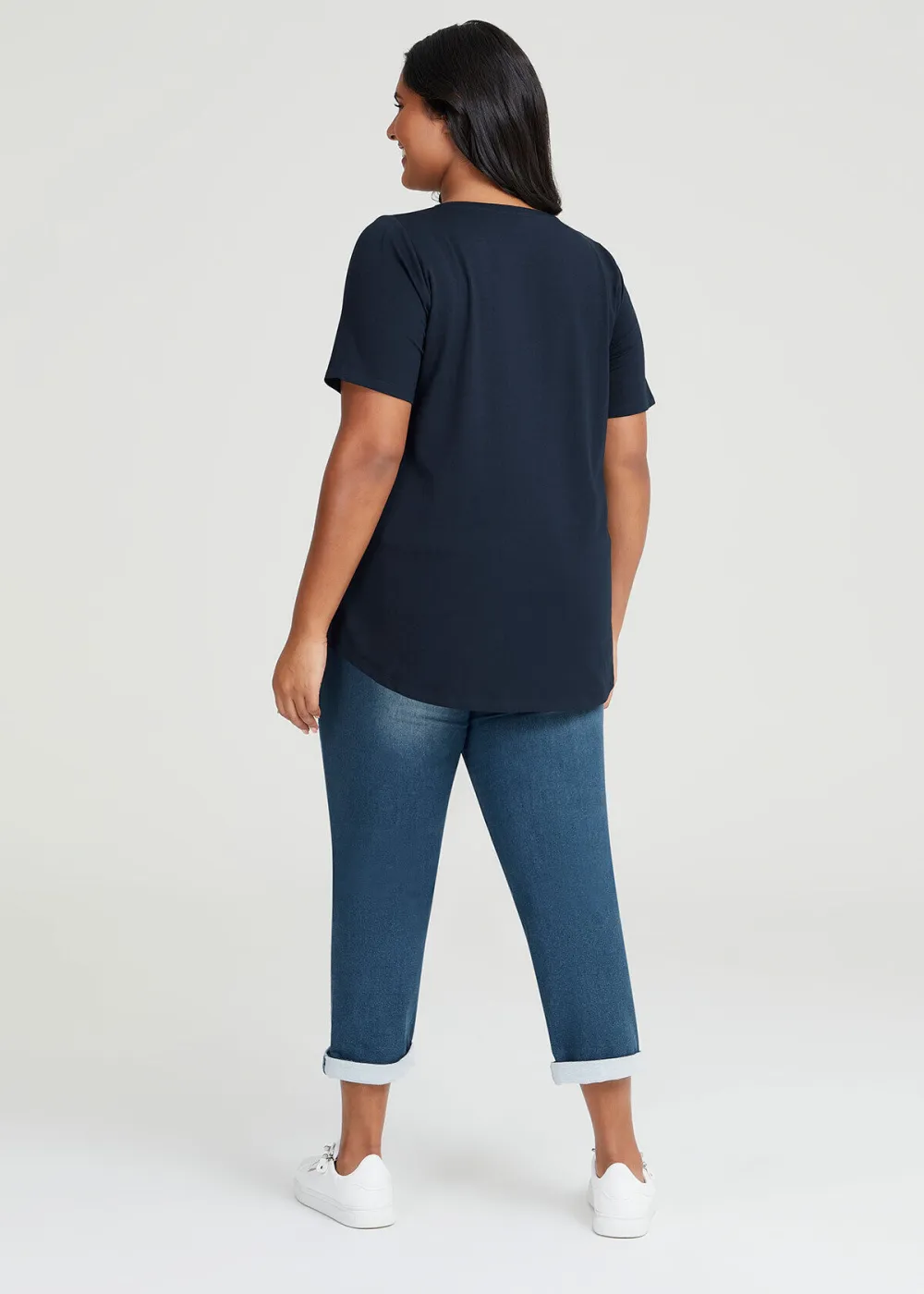 Australian Cotton V-neck T-Shirt