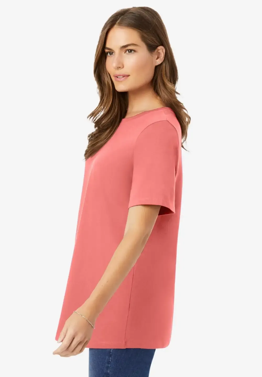 Perfect Short-Sleeve Crewneck Tee