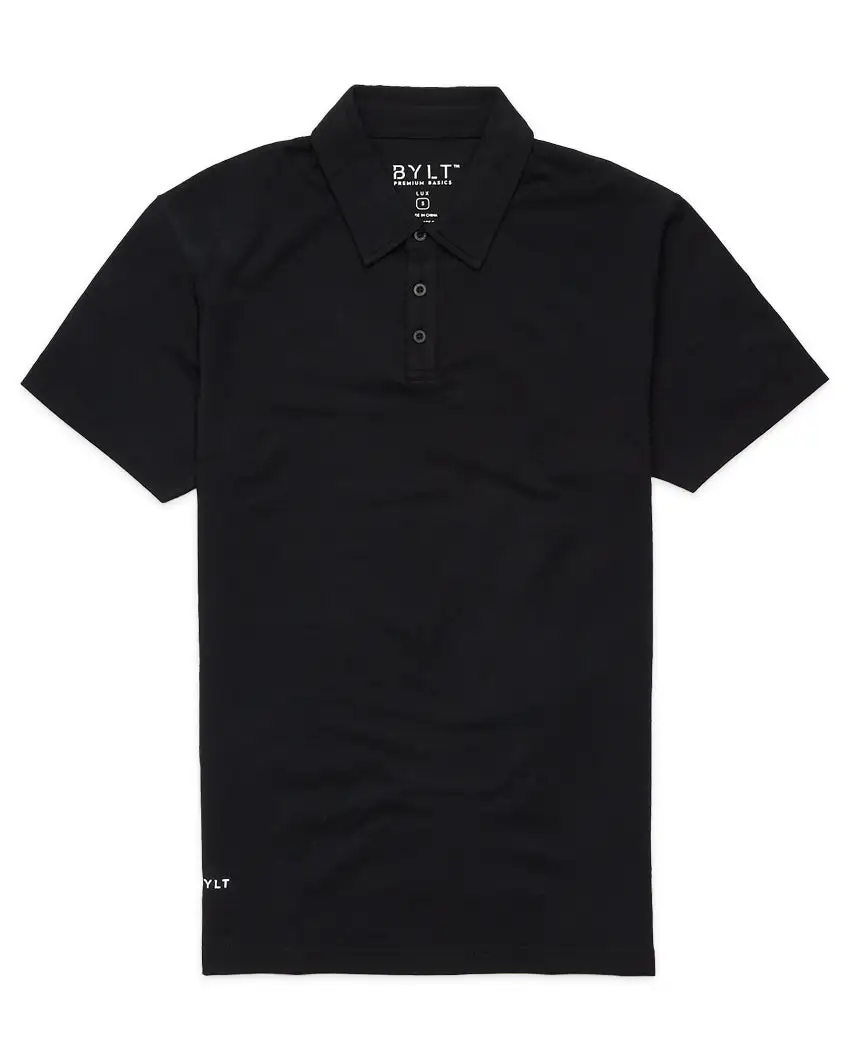 Lux Straight Hem Polo
