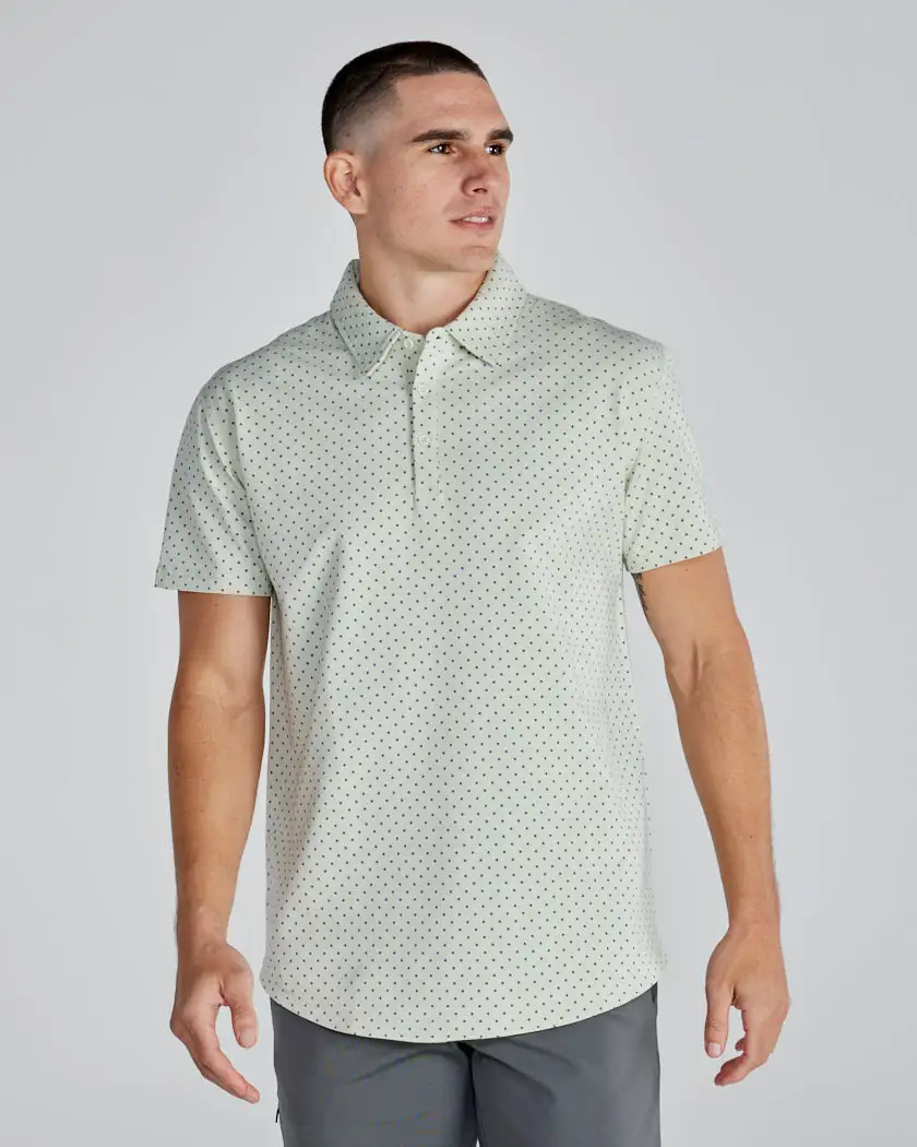 Drop-Cut: Lux Dotted Polo